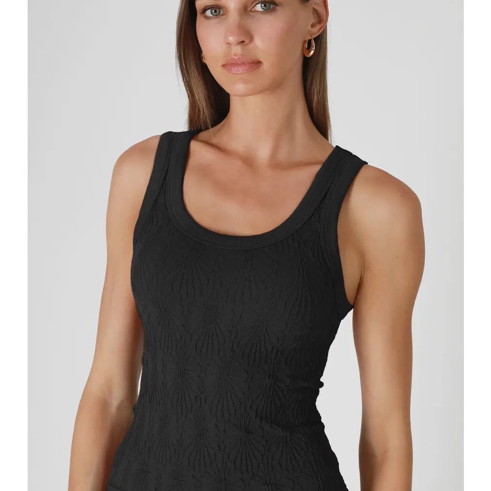 Nikibiki Reversible Lace Textured Tank
