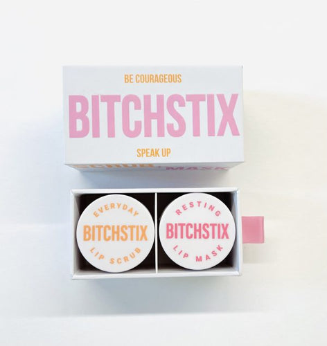 Bitchstix Lip Mask and Lip Scrub Set