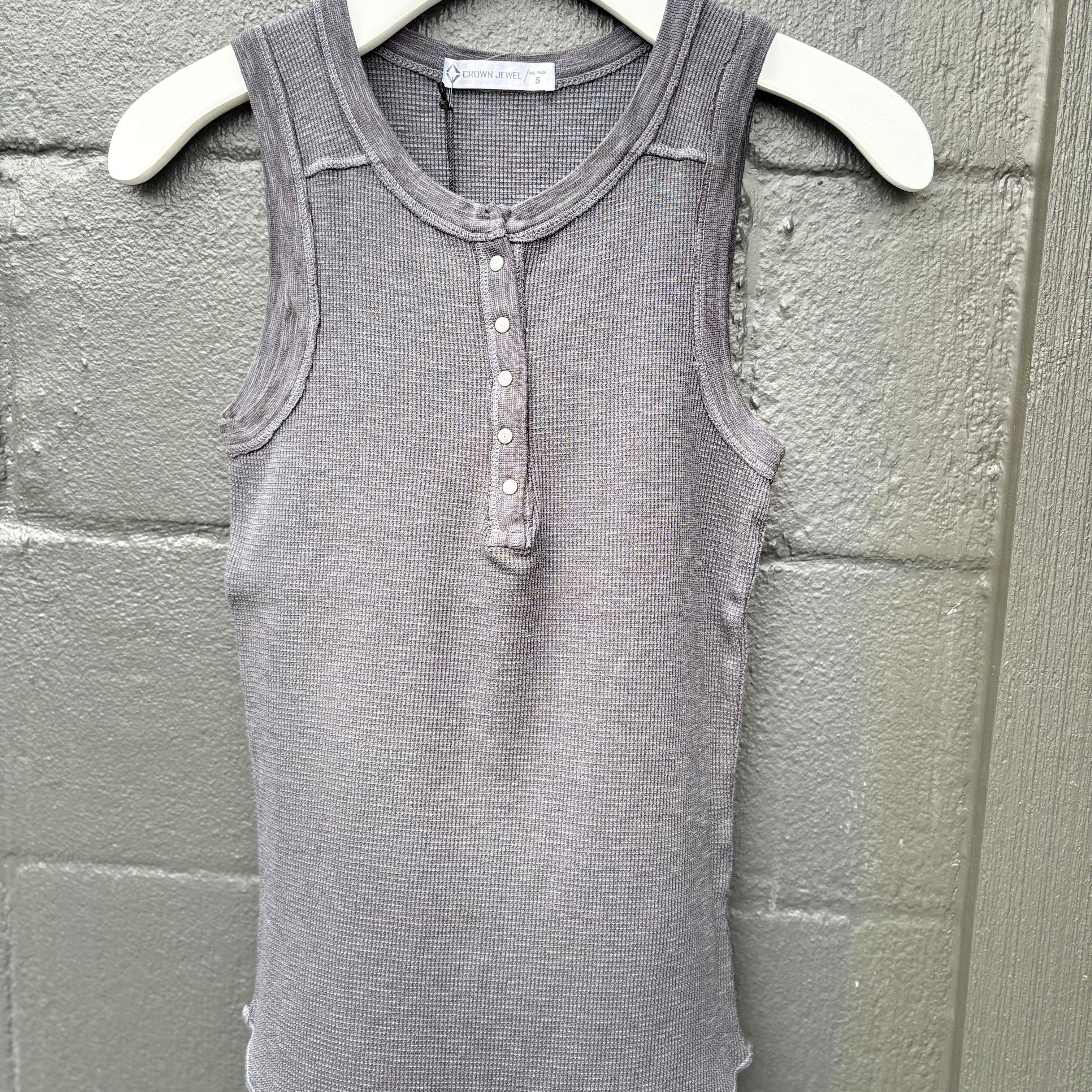 Crown Jewel Thermal Crew Henley
