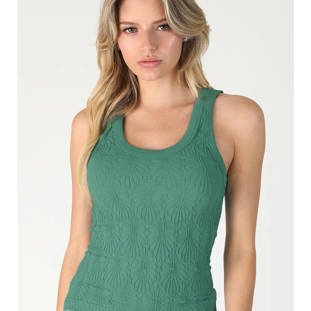 Nikibiki Reversible Lace Textured Tank