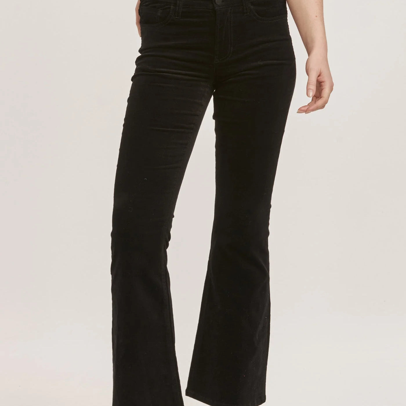 Dear John Rosa Mid Rise Velveteen Light Flare Pant
