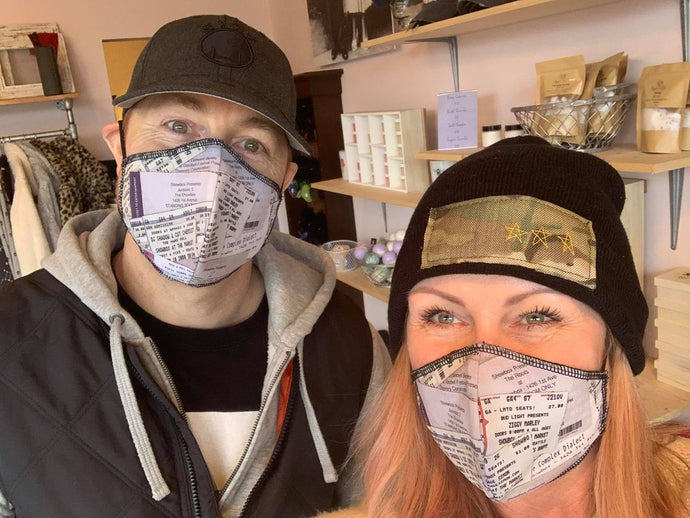 Concert Ticket Face Masks To Help The Showbox Staff In Seattle! - The Wakeup Show-2/10/2021