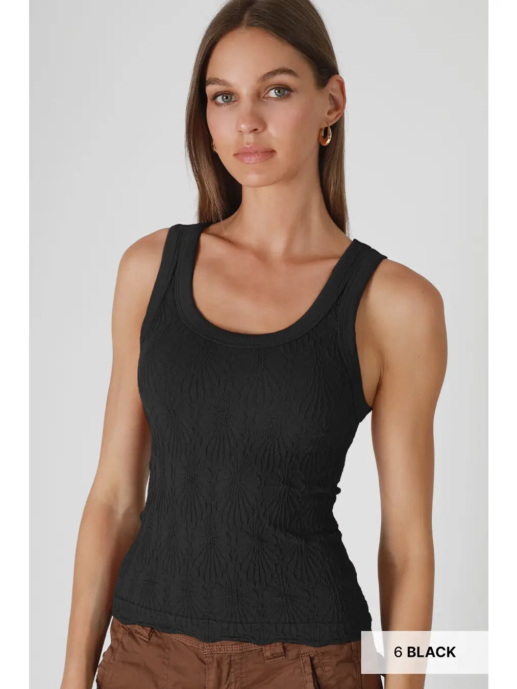 Nikibiki Reversible Lace Textured Tank