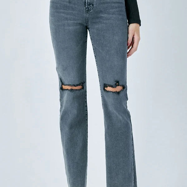 Hidden Women's Ryan High Rise Bootcut Jeans, Charcoal