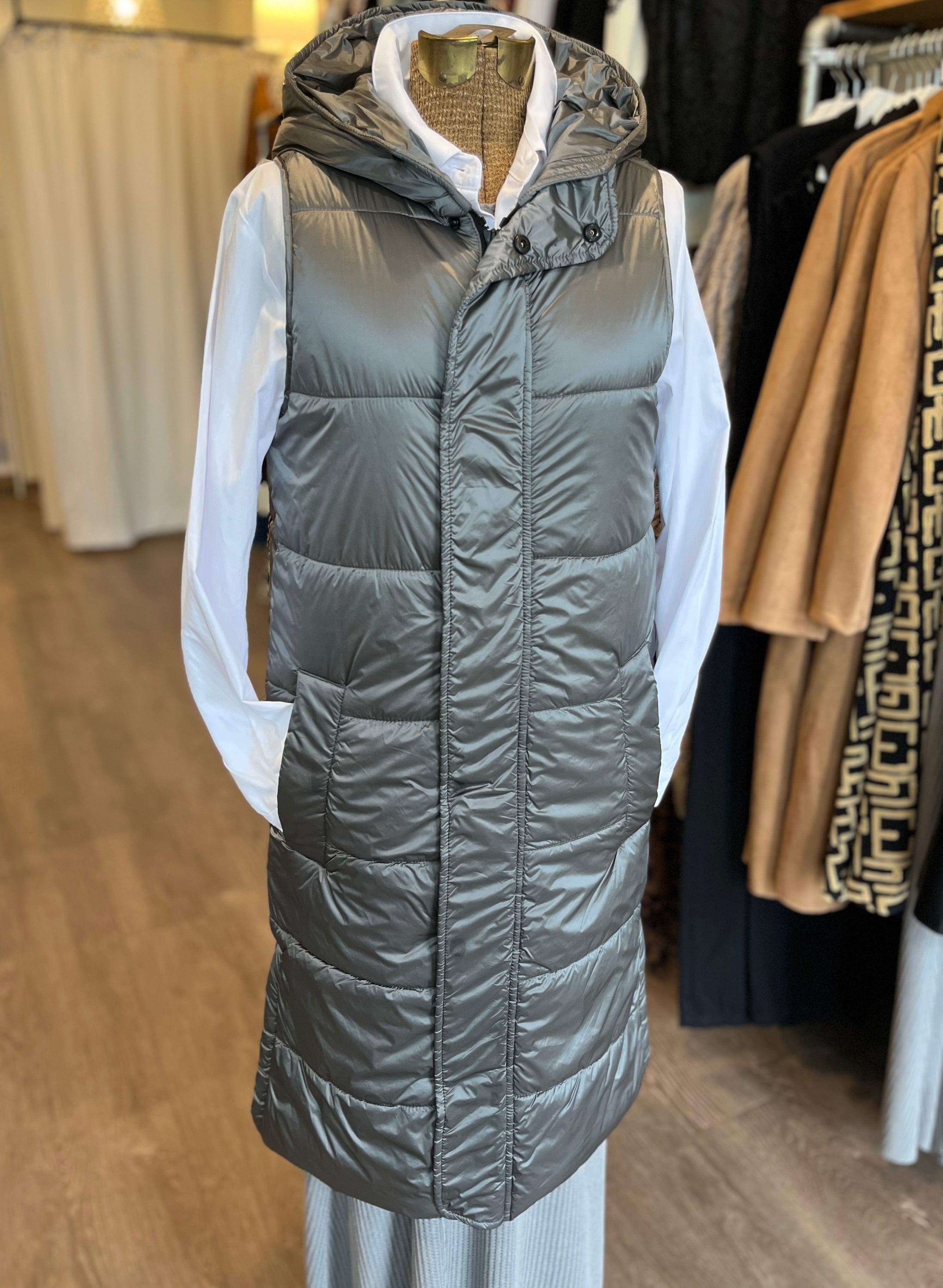 Grey Long online Jacket, Grey Long vest