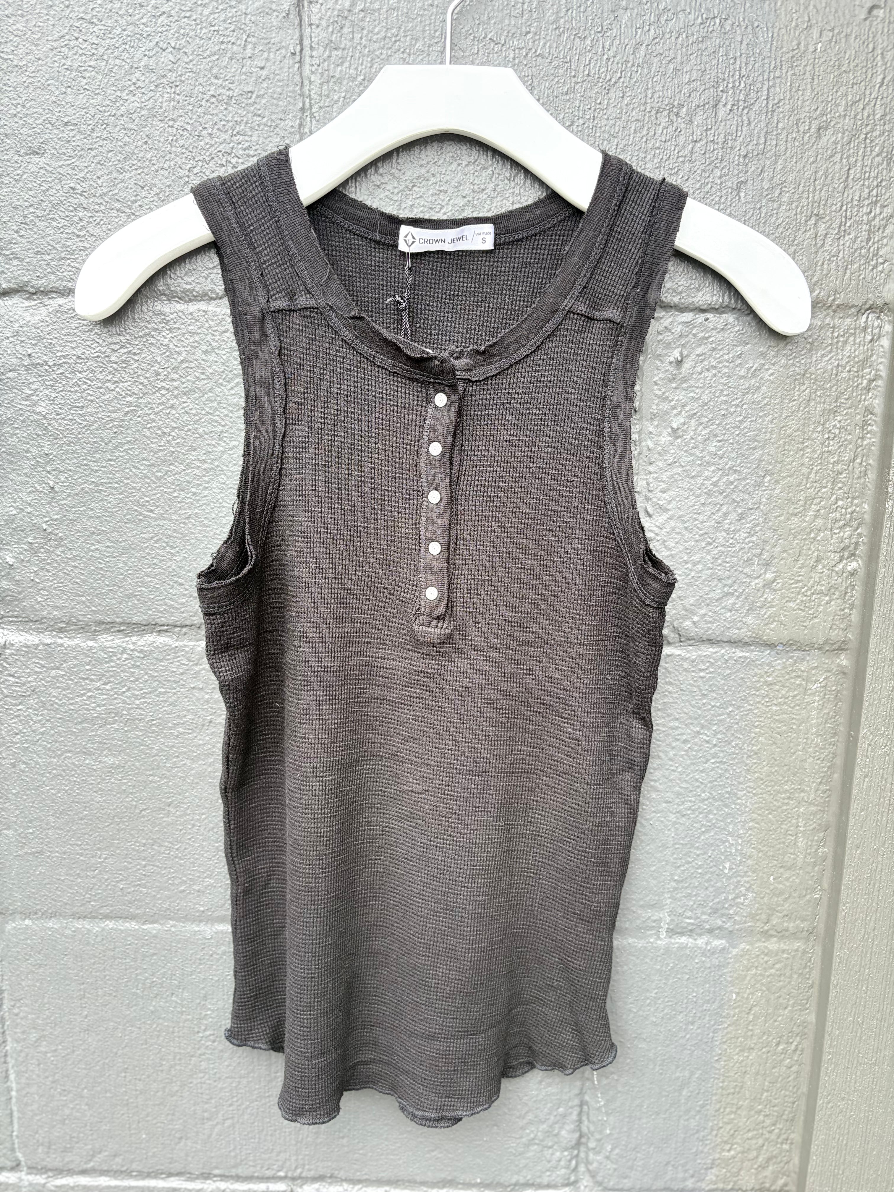 Crown Jewel Thermal Crew Henley