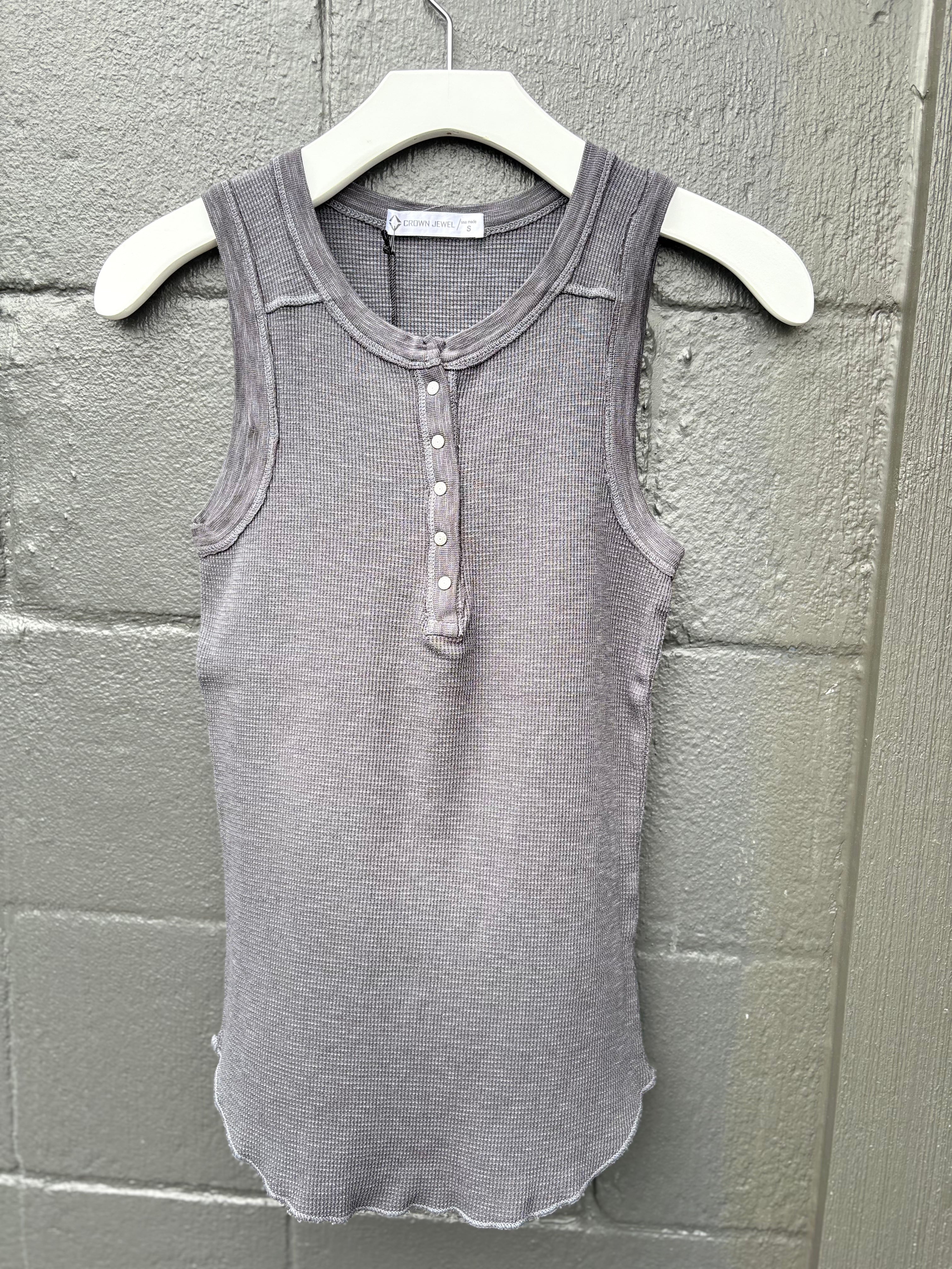 Crown Jewel Thermal Crew Henley