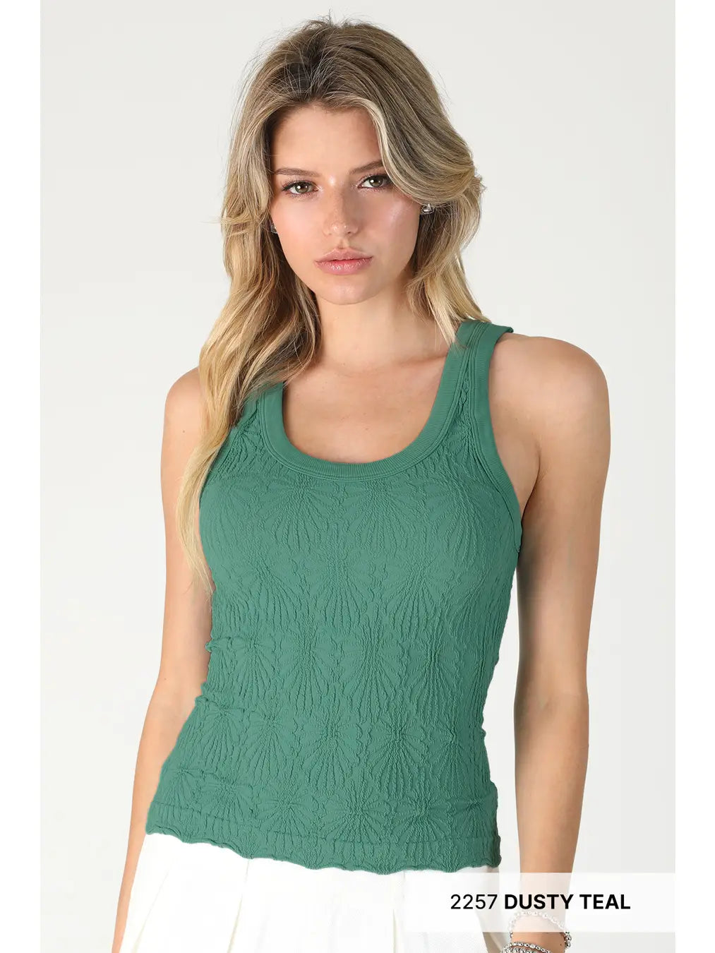 Nikibiki Reversible Lace Textured Tank