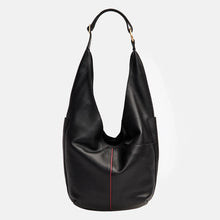 Load image into Gallery viewer, Hammitt TOM ZIP Black/Brushed Gold Red Zip