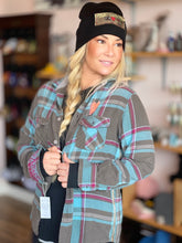 Load image into Gallery viewer, Blink Blink Women&#39;s &quot;One Wave&quot; Love Embroidered Shirt ~ Jacket