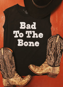 Bandit Brand Women's Lace Tank - Bad to the Bone