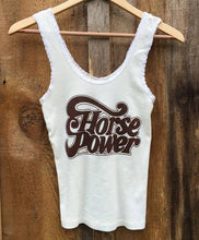 Load image into Gallery viewer, Bandit Brand Women&#39;s Lace Tank - Horse Power