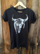 Load image into Gallery viewer, Bandit Brand Women&#39;s Tee - New Mexico Skull