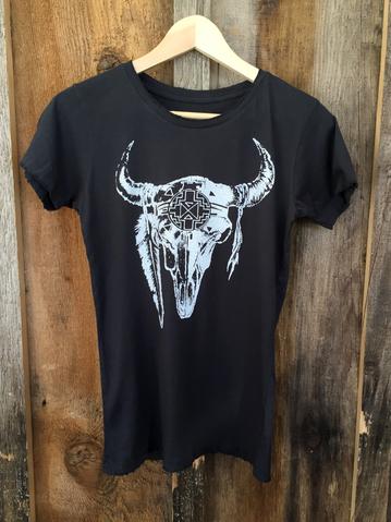 Bandit Brand Women's Tee - New Mexico Skull