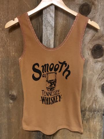 Bandit Brand Women's Lace Tank - Smooth As Tennessee Whiskey Lace Tank